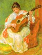 Woman with Guitar renoir